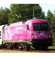Polskie Koleje Państwowe PKP SA #370 008 IC Intercity Pink Scheme Husarz Class EU44 Taurus Electric Locomotive for Model Railroaders Inspiration