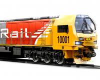 KiwiRail #10001 New Zealand Grey Tangerine Orange Yellow Front Class SALi Diesel-Electric Locomotive for Model Railroaders Inspiration