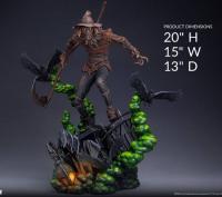 Scarecrow Atop An Arkham Asylum Themed Base The Long Halloween Sixth Scale Maquette Diorama