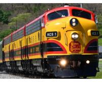 Kansas City Southern #KCS 1 HO Route Of The Southern Belle Class EMD F7 3-Section Diesel-Electric DCC & Sound