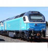 Passenger Rail Agency of South Africa PRASA #4001 Sky Blue Scheme Class Afro 4000 (Euro 4000) Diesel-Electric Locomotive for Model Railroaders Inspiration