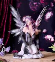 Winter Fairy & Baby Dragon Premium Figure Diorama dívka s drakem