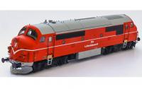 Lollandsbanen LJ #1031 HO Gammeldanskar Rød Vit Linje Scheme Class MX 34 Diesel-Electric Locomotive DCC & Sound