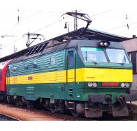 Československé Dráhy ČSD #150 016-4 Gorilla Dark Green Yellow Stripe Scheme Class E 499.2 Electric Locomotive for Model Railroaders Inspiration