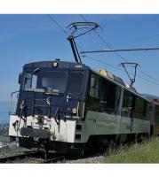 Montreux-Berner Oberland-Bahn MOB SBB/CFF/FFS #6005 HOm Dark Blue Beige Scheme Class GDe 4/4 Electric Locomotive DCC & Sound