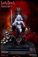 Lady Death Warrior With Base And Throne Deluxe Sixth Scale Action Figure