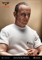Anthony Hopkins As Hannibal Lecter In A White Prison Uniform The Silence of Lambs Sixth Scale Collectible Figure