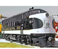 Southern Railway #6100 A+B Black & White Scheme Class FT Two-Section Heavy Diesel-Electric Locomotive for Model Railroaders Inspiration