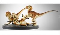 Baby Raptors the Jurassic Park Life Size Statue Diorama  pravěký svět