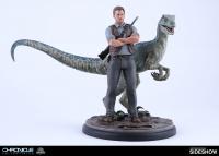 Owen & Blue The Jurassic World 1/9 Scale Statue Diorama  pravěký svět