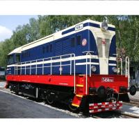 Československé Dráhy ČSD #T458 1190 HO Velký Hektor Dark Blue White Stripe Class 721 (T 458.1) Diesel-Electric Locomotive for Model Railroaders Inspiration