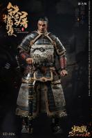 Chinese Army Commander In Heavy Siler & Gold Plated Armor The Jin Dynasty Sixth Scale Collector Figure