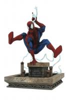 Deadpool Leaping Over A Rooftop The Marvel Gallery Statue Diorama