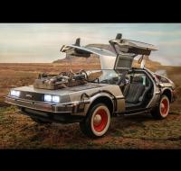 DeLorean Time Machine The Back to the Future III Síxth Scale Collectible Vehicle