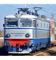 Căile Ferate Române CFR #41-0242-2 HO Gri Linii Albastru Roșii Scheme Class 41 (LE 5100/060EA) Electric Locomotive for Model Railroaders Inspiration