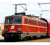 Österreichische Bundesbahnen ÖBB #1042 700-3 HO Red Orange Scheme Class 1042/1142 Electric Locomotive DCC & Sound