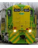 Illinois Terminal ITS #1604 Yellow Nose Green Scheme Class EMD GP-9 Road-Switcher Diesel-Electric Locomotive for Model Railroaders Inspiration