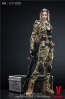 Villa Sister In A Flower Jungle Camouflage Uniform The Woman Soldier Sixth Scale Collector Action Figure