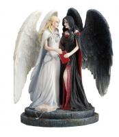 Dark & Light Angels Premium Figure Diorama Andělé Světla a Temna  soška