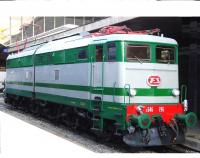 Ferrovie dello Stato Italiane FS #646 196 Grigio Perla & Verde Magnolia Scheme Old-Time Class E 646/645 Double Electric Locomotive for Model Railroaders Inspiration