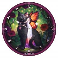 Cat and Fairy Wall Clock nástěnné hodiny