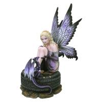 Olivias Call The Fairy And Dragon Atop Tire Premium Figure Diorama  drak a dívka soška