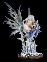 Winter Fairy And Wolf Premium Bust