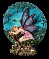 Dormia The Forest Fairy Premium Fantasy Plate  víla dekorativní talíř