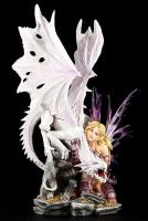 The Fairy And White Dragon Premium Figure diorama drak a víla soška