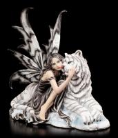 Warmuth The Fairy Snuggling And Tiger Premium Figure  víla a tygr  soška