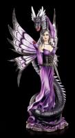Guardians Embrace The Fairy And Dragon Premium Figure Diorama  drak a dívka soška