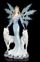 Kimama The Fairy & White Wolves Premium Figure  víla a vlci  soška