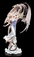 Aldora The Fairy And Dragon Premium Figure   drak a dívka soška
