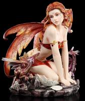 Hetch The Fairy Kneeling & Dragon Premium Figure   drak a dívka soška