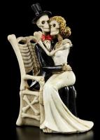 For Better For Worse The Skeleton Wedding Couple Premium Figure soška