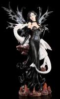 Elein The Fairy And Dragon Premium Figure  drak a dívka soška