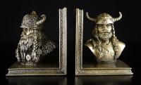 Vikings Bronze Bookends umělecké knižní zarážky 