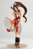 Mai Shiranui Red Fan Dancer Quarter Scale Sexy Anime Figure KIT