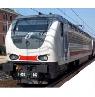 Trenitalia SpA FS #E402 174 HO IC Day Bianco Striscia Rossa Scheme Class E 402 B Electric Locomotive DCC & Sound