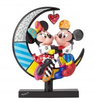 Mickey Mouse Over the Moon for Minnie Romero Britto Statue Diorama