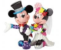 Mickey & Minnie Wedding Romero Britto Statue
