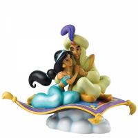 Jasmine & Aladdin On The Magic Carpet Statue Diorama