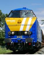 Infrabel België #6256 HO Right On Track Blue Yellow Scheme Class HLD 62/63 Diesel-Electric Locomotive DCC & Sound