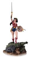 Wonder Woman Atop Axis Tank DC Comics Deluxe Bombshells Statue