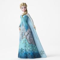 Snow Queen Elsa In Castle Dress The Frozen Disney Statue