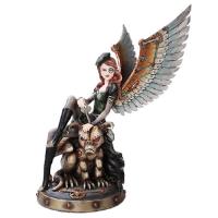 The Fairy Atop Gargoyle Steampunk Premium Figure  soška víly