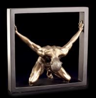 Desperado The Male Nude Bronzed Premium Figure  svým vlastním vězněm soška