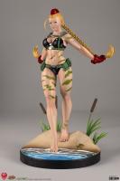Cammy In A Green Swimsuit Costume The Street Fighter Season Pass PLAYER 1 Quarter Scale Statue