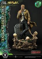 John Constantine Atop A Trio Of Skeletons Base The Lee Bermejo Deluxe Bonus Museum Masterline Statue Diorama