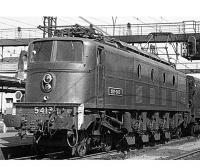 Société Nationale des Chemins de Fer français SNCF #5401 HO Verte Foncée Scheme Class 2D2 5400 (E 500 PO-Midi) Electric Locomotive DCC & Sound